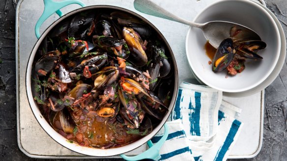 If a mussel doesn't open when cooked, don't chuck it out.