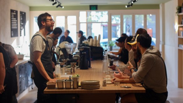 Ona Coffee, Marrickville, which sells coffees for up to $32 a cup.