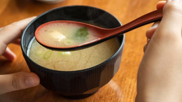 Fresh unpasteurised miso makes for a more delicious broth.