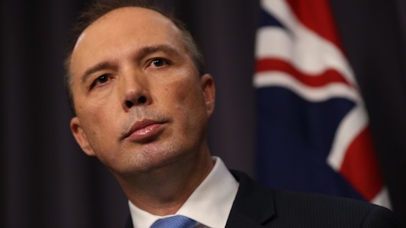 Immigration Minister Peter Dutton.
