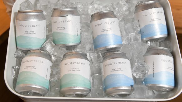 Industry Beans' canned cold brew.