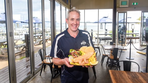 Paul Mannix of San Remo Fisherman's Co-op is proud to offer a smaller menu of fish caught fresh from co-op boats.