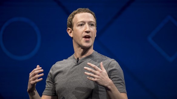 Under fire: Facebook founder and CEO Mark Zuckerberg.