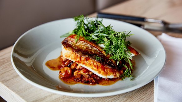 John dory, teriyaki and mushroom XO at Pt Leo Estate.