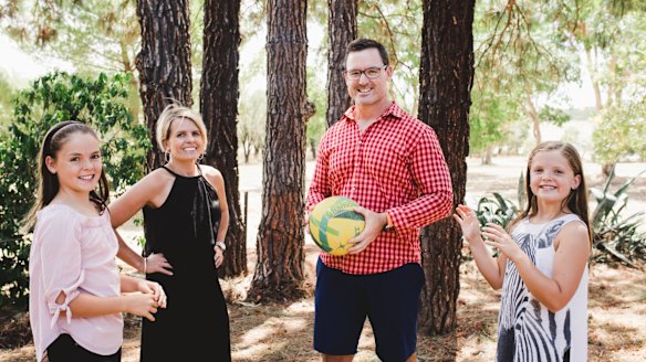 The team behind Dan McKellar: wife Carla and daughters Amelie and Carla.