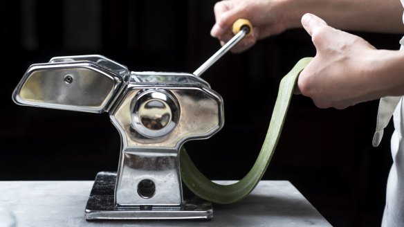 It's worth buying an inexpensive hand-crank pasta machine.