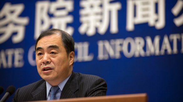 Chinese Vice Foreign Minister Kong Xuanyou speaks in Beijing last month. China is seeking to allay concerns about its activities in the Arctic.