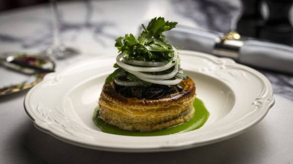 The vol au vent escargot at Smith Street Bistrot, Collingwood. 