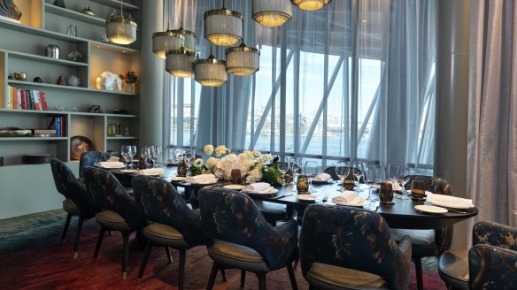 Choose from three private dining rooms at a'Mare.