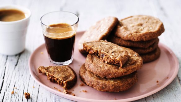 Have a batch of hazelnut and coffee biscuits on hand for when friends visit.