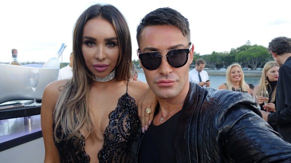 Adam Williams with Sydney Fashion Blogger Antoinette Marie aboard superyacht Ghost II. Photo: Supplied