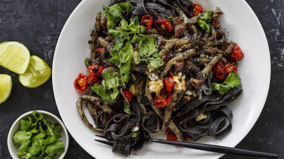 Italian meets Thai in this noodle dish.