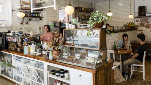 Locals throng to Moore Street General in Austinmer for its locally sourced food and produce.
