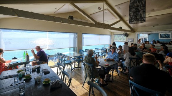 Views across Half Moon Bay at Cerberus Beach House.