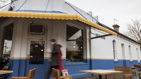 The cafe has opened under the corner store's original name.