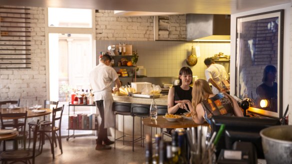 McConnell magic: Inside the warm and convivial wine bar.