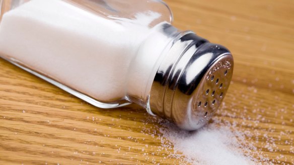Table salt has a finer texture than cooking salt.