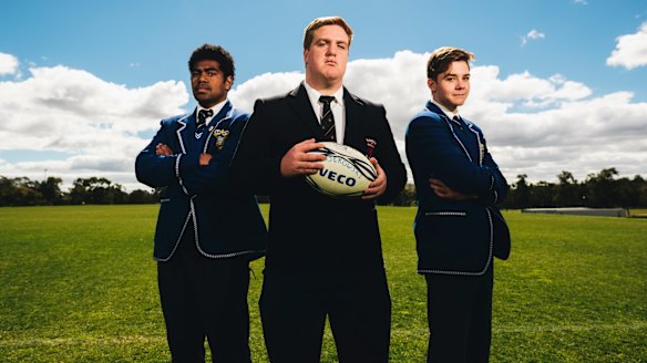 Noa Nadruku, Tom Ross and Jackson Stuart all have Canberra Raiders bloodlines.