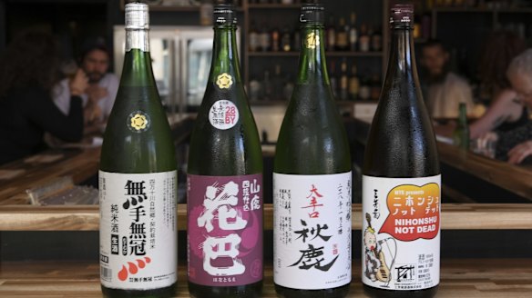 Tamura Sake Bar's drinks list features gems from premium importers and bonus bottles sourced direct.