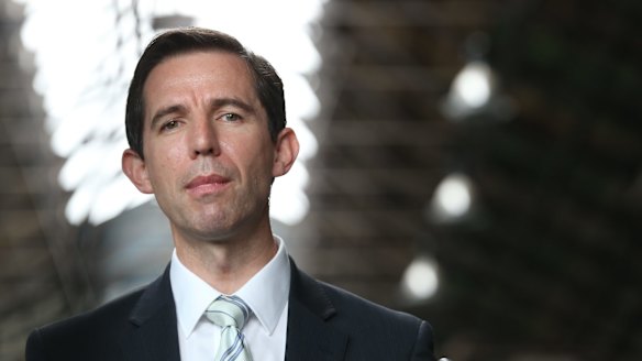 Education Minister Simon Birmingham.