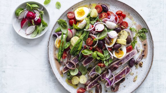 Jill Dupleix's tuna salad nicoise.