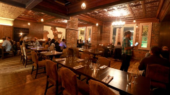 Inside the Longhorn Saloon in Carlton. 