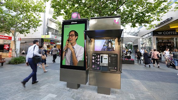 The new kiosks are WiFi enabled and include USB charging docks and touchscreens.