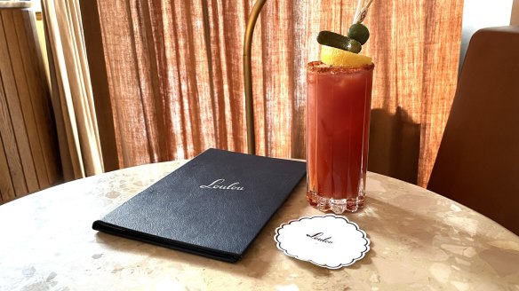 At Loulou's in Milsons Point the Bloody Mary has a French twist, with a bitter gentian liqueur.