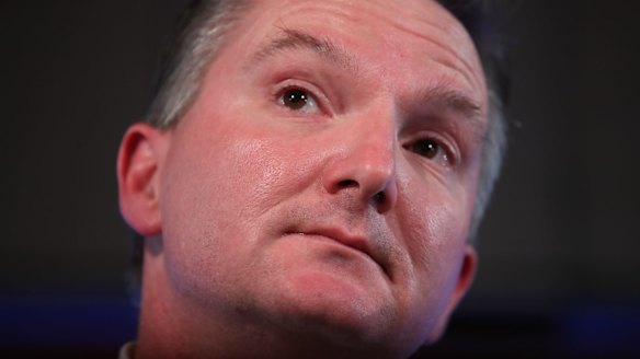 Shadow Treasurer Chris Bowen accused Mr Morrison of using "hollow rhetoric".   