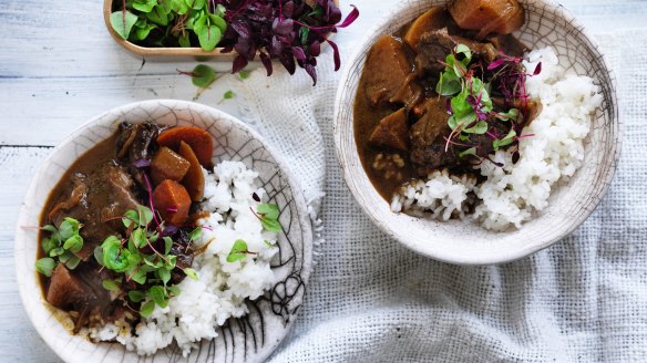 Miso curry of beef.