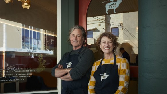 Feather and Bone co-owners Grant Hilliard and Laura Dalrymple.