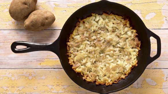 Swiss potato rosti.