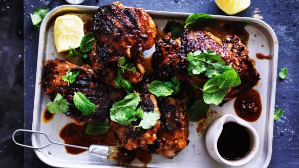 Neil Perry's spicy barbecued chicken.