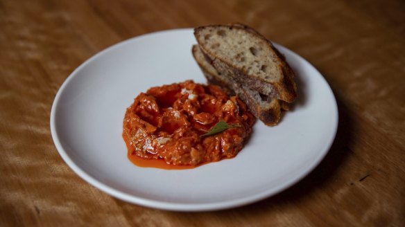 Pappa al pomodoro served at Paski in Darlinghurst.