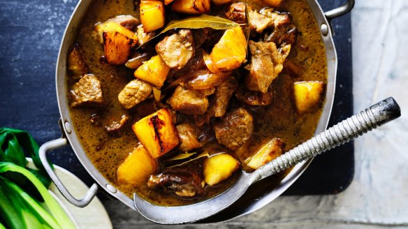 Pork and pineapple adobo.