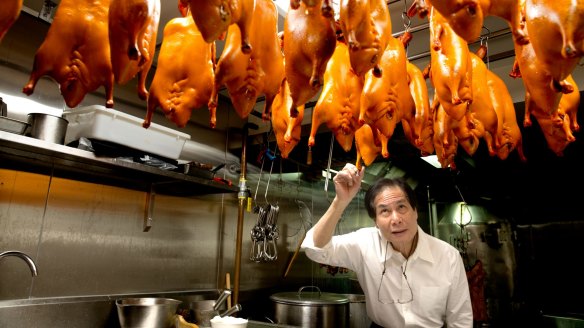 BBQ King owner Philip Chau in the kitchen at the new Liverpool Street premises in 2016.
