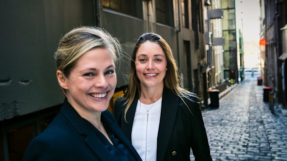 Lucy Lloyd and Heidi Holmes spotted the gap in the market for Mentorloop over a glass of wine.  