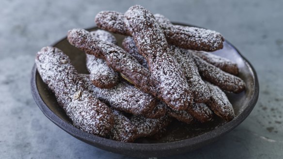 Italian 'bones of the dead' biscuits.