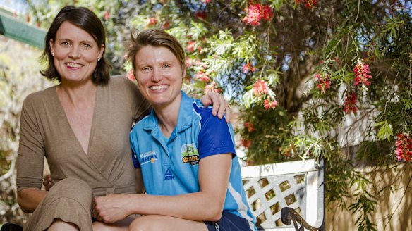 Capitals legends Lucille Bailie and Jess Bibby.