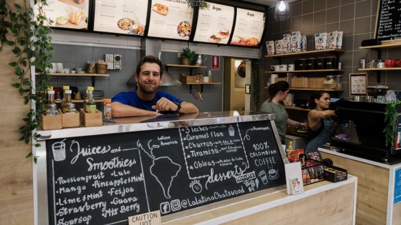 Co-owner Rafael Barrozzi at La Latina in Chatswood. 