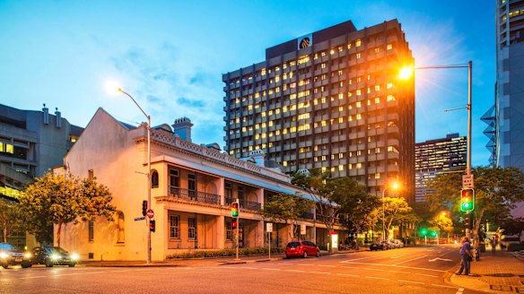 Harris Terrace, as it appeared prior to development starting.
