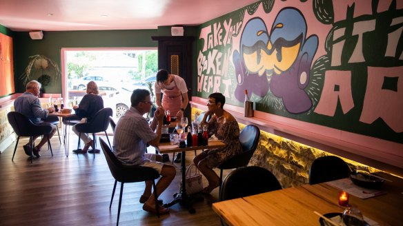 The Lucky Bee's cheeky mix of art, friendliness and good food makes it feel more than a place to eat, pay and leave.