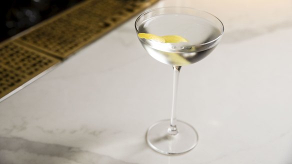 A Martini for one isn't lonely if you call a friend. 