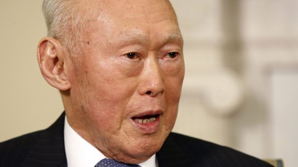 Lee Kuan Yew, the founder of modern Singapore, in 2009.
