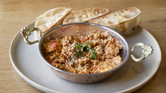 Menemen shares a resemblance to shakshuka, except it's pan-fried instead of finished in the oven.