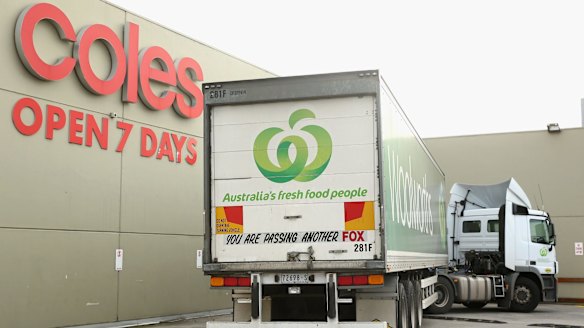 Coles and Woolworths are likely to feel the pinch from Amazon's arrival. 