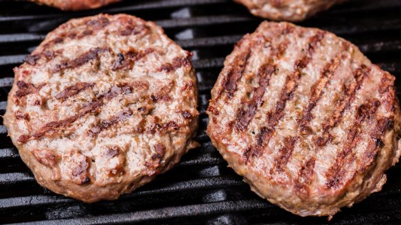 Don't press too hard or too long on burger patties while they're cooking.
