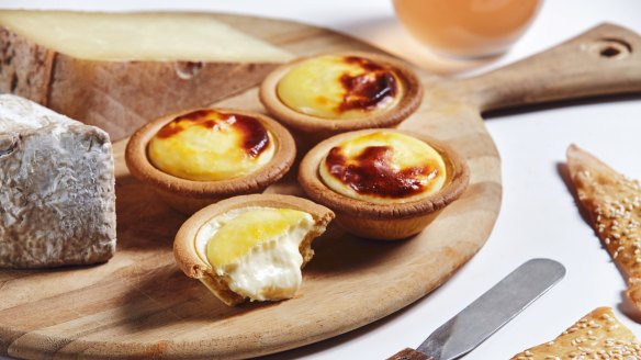 On the up: Australians have taken quickly to the cheese tart concept.