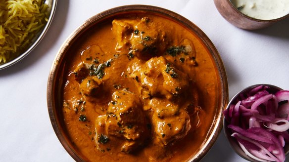 Mischa Tropp's butter chicken.