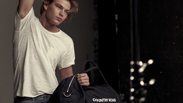 A behind-the-scenes shot taken on the set of the new Country Road campaign.